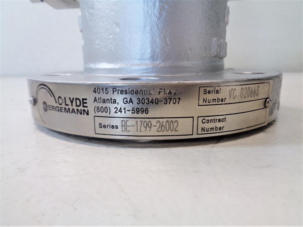 Clyde Bergemann Poppet Valve Assembly BE-1799-26002